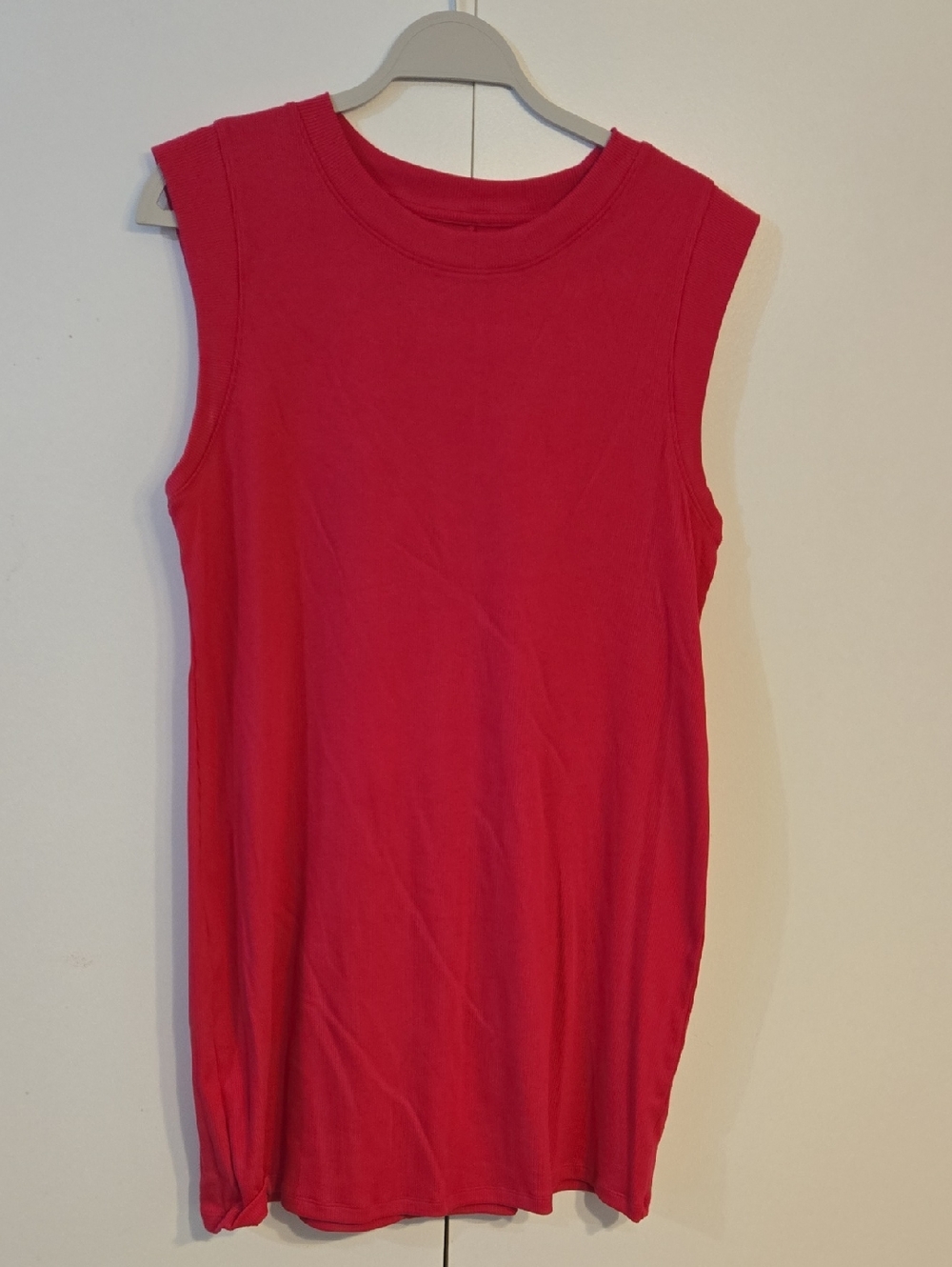 a new day Sleeveless Midi Dress in Bright Pink